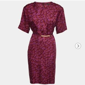 Louis Vuitton Dress w Belt sz 40FR